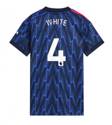 Arsenal Ben White #4 Bortatröja Dam 2025-26 Kortärmad